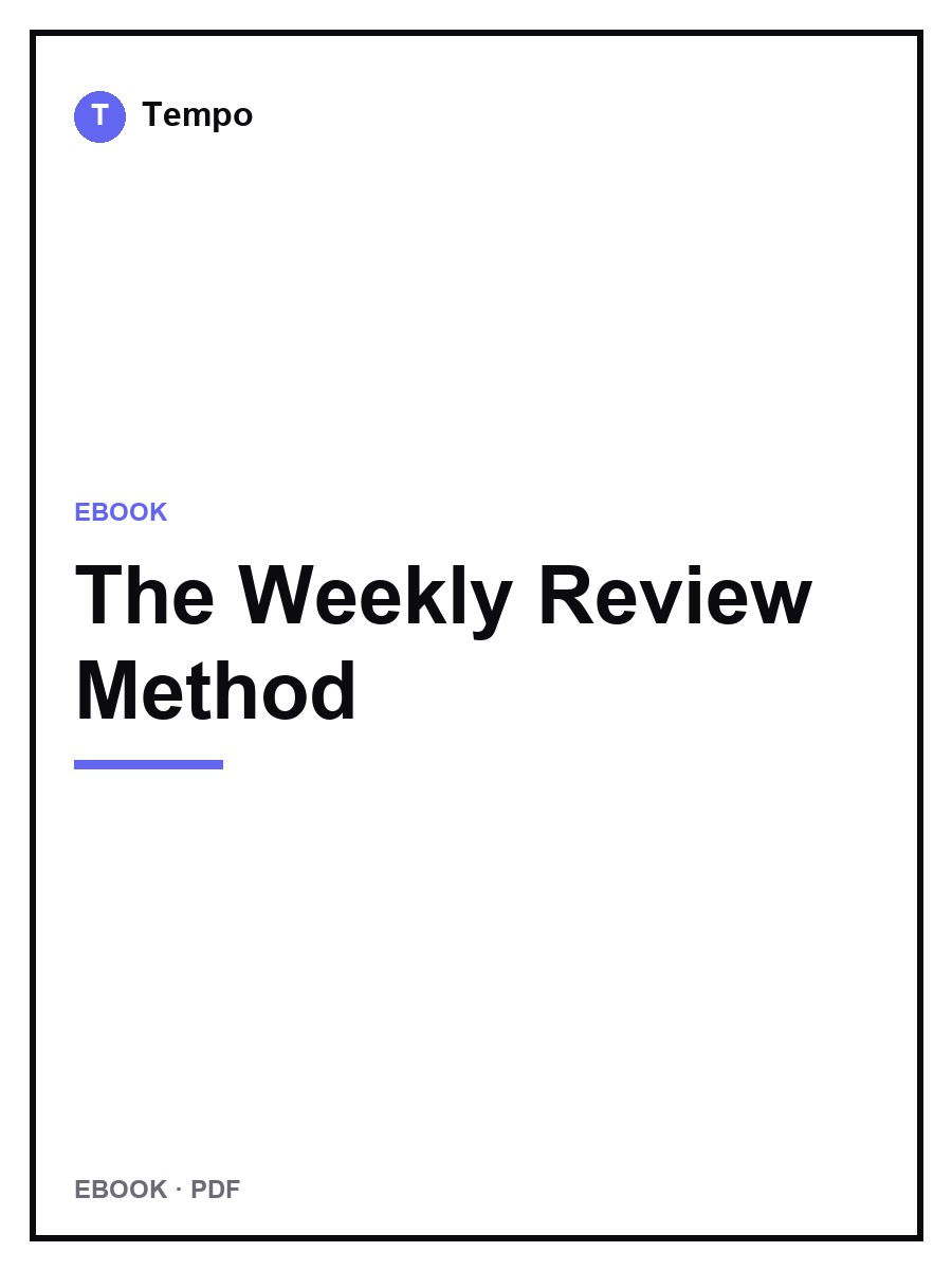 Cover of The Weekly Review Method